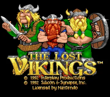 Lost Vikings, The (USA) (Beta) screen shot title